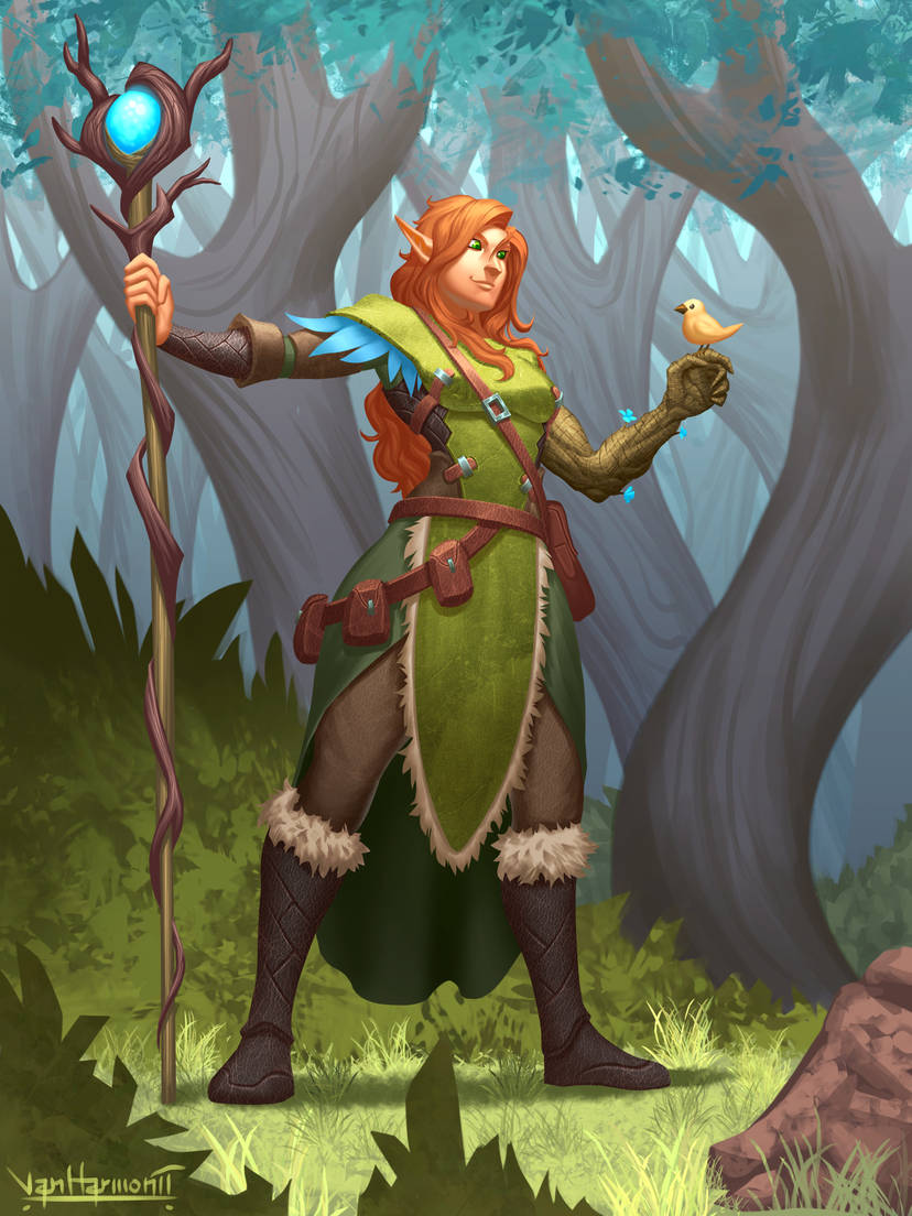 Daggerheart Druid class illustration