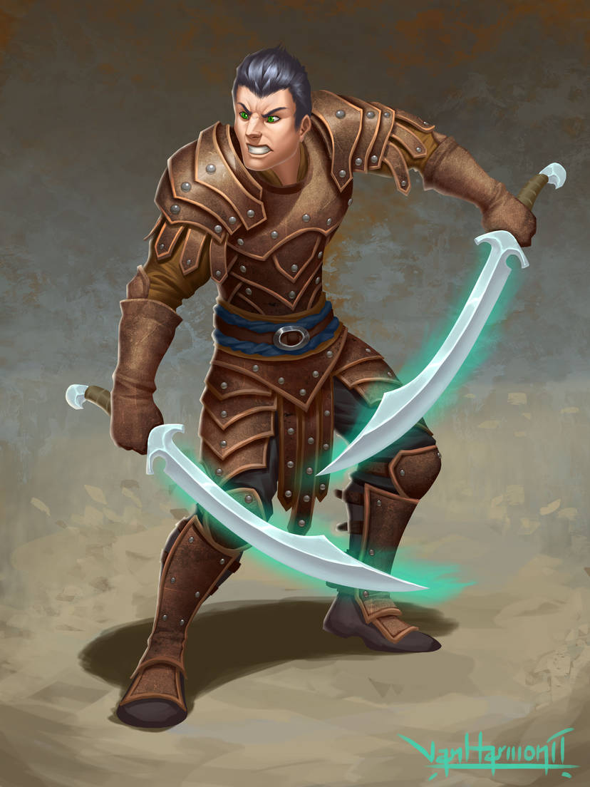 Daggerheart Warrior class illustration