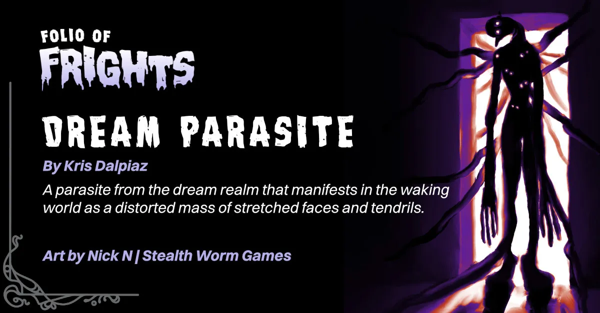 Dream Parasite by Kris Dalpiaz — illustrated adversary preview with description and artist credits